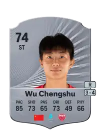 Wu Chengshu Rare 74 Overall Rating