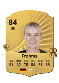 Merle Frohms Rare 84 Overall Rating