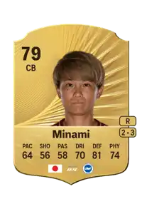 Moeka Minami Rare 79 Overall Rating