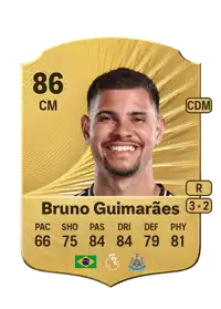 Bruno Guimarães Rare 86 Overall Rating