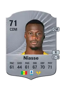 Cheikh Niasse Rare 71 Overall Rating