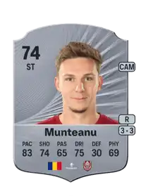 Louis Munteanu Rare 74 Overall Rating