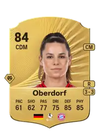 Lena Oberdorf Rare 84 Overall Rating