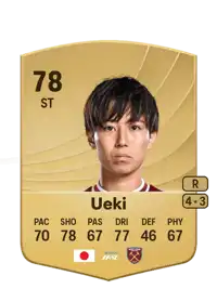 Riko Ueki Common 78 Overall Rating