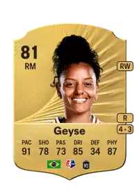 Geyse Rare 81 Overall Rating