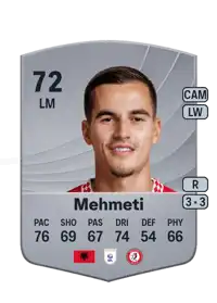 Anis Mehmeti Common 72 Overall Rating