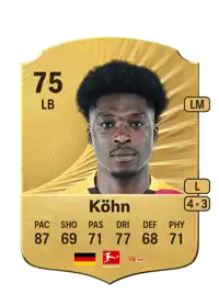Derrick Köhn Rare 75 Overall Rating