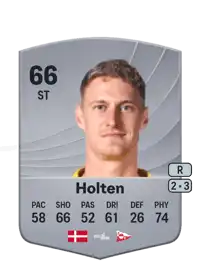 Emil Holten Common 66 Overall Rating