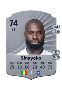 Lassine Sinayoko Rare 74 Overall Rating