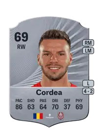 Andrei Cordea Rare 69 Overall Rating