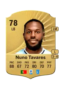 Nuno Tavares Rare 78 Overall Rating