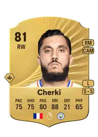 Rayan Cherki Rare 81 Overall Rating