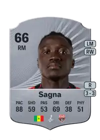 Amadou Sagna Rare 66 Overall Rating