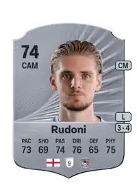 Jack Rudoni Rare 74 Overall Rating