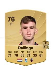 Thijs Dallinga Common 76 Overall Rating
