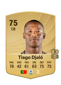 Tiago Djaló Common 75 Overall Rating