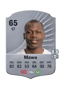 Moses Mawa Rare 65 Overall Rating