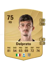 Enrico Delprato Common 75 Overall Rating