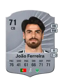 João Ferreira Rare 71 Overall Rating