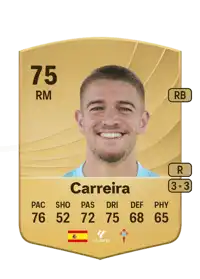 Carreira Common 75 Overall Rating