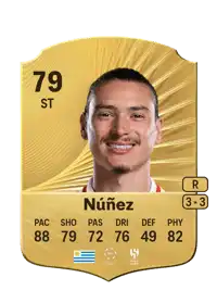 Darwin Núñez Rare 79 Overall Rating