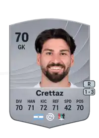 Gonzalo Crettaz Common 70 Overall Rating