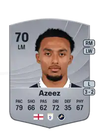 Femi Azeez Common 70 Overall Rating