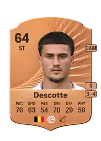 Anthony Descotte Rare 64 Overall Rating