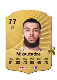 Georges Mikautadze Rare 77 Overall Rating