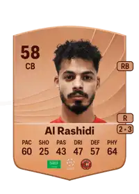 Noor Al Rashidi Common 58 Overall Rating