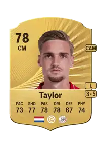 Kenneth Taylor Rare 78 Overall Rating