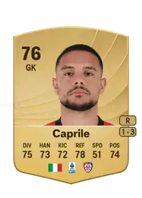 Elia Caprile Common 76 Overall Rating