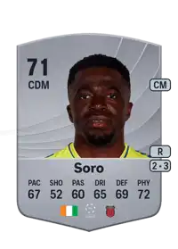 Ismaila Soro Common 71 Overall Rating