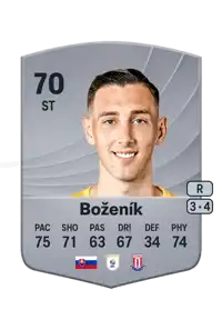 Róbert Boženík Common 70 Overall Rating