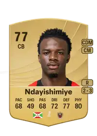 Youssouf Ndayishimiye Common 77 Overall Rating