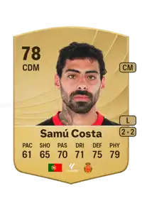 Samú Costa Common 78 Overall Rating