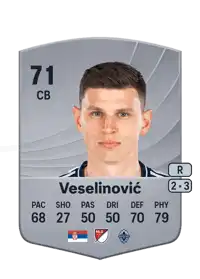 Ranko Veselinović Common 71 Overall Rating