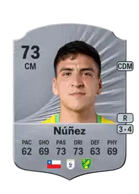 Marcelino Núñez Rare 73 Overall Rating
