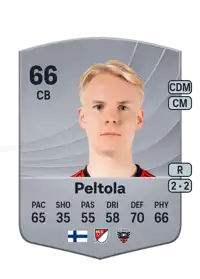 Matti Peltola Common 66 Overall Rating