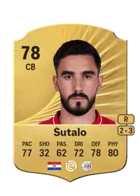 Josip Šutalo Rare 78 Overall Rating
