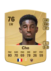 Mohamed-Ali Cho Common 76 Overall Rating