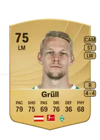 Marco Grüll Common 75 Overall Rating
