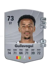 Morgan Guilavogui Common 73 Overall Rating