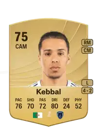 Ilan Kebbal Common 75 Overall Rating