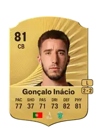 Gonçalo Inácio Rare 81 Overall Rating