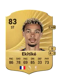 Hugo Ekitiké Rare 83 Overall Rating