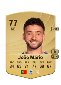 João Mário Common 77 Overall Rating