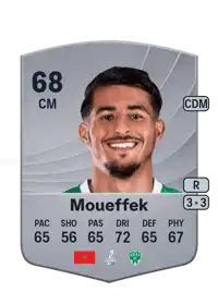 Aimen Moueffek Common 68 Overall Rating