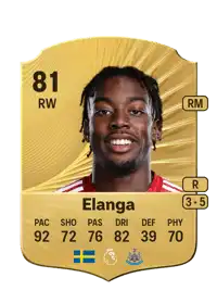 Anthony Elanga Rare 81 Overall Rating