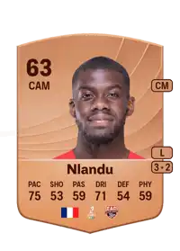Darly Nlandu Common 63 Overall Rating